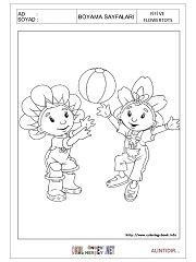 Fifi ve Flowertots boyama sayfaları
